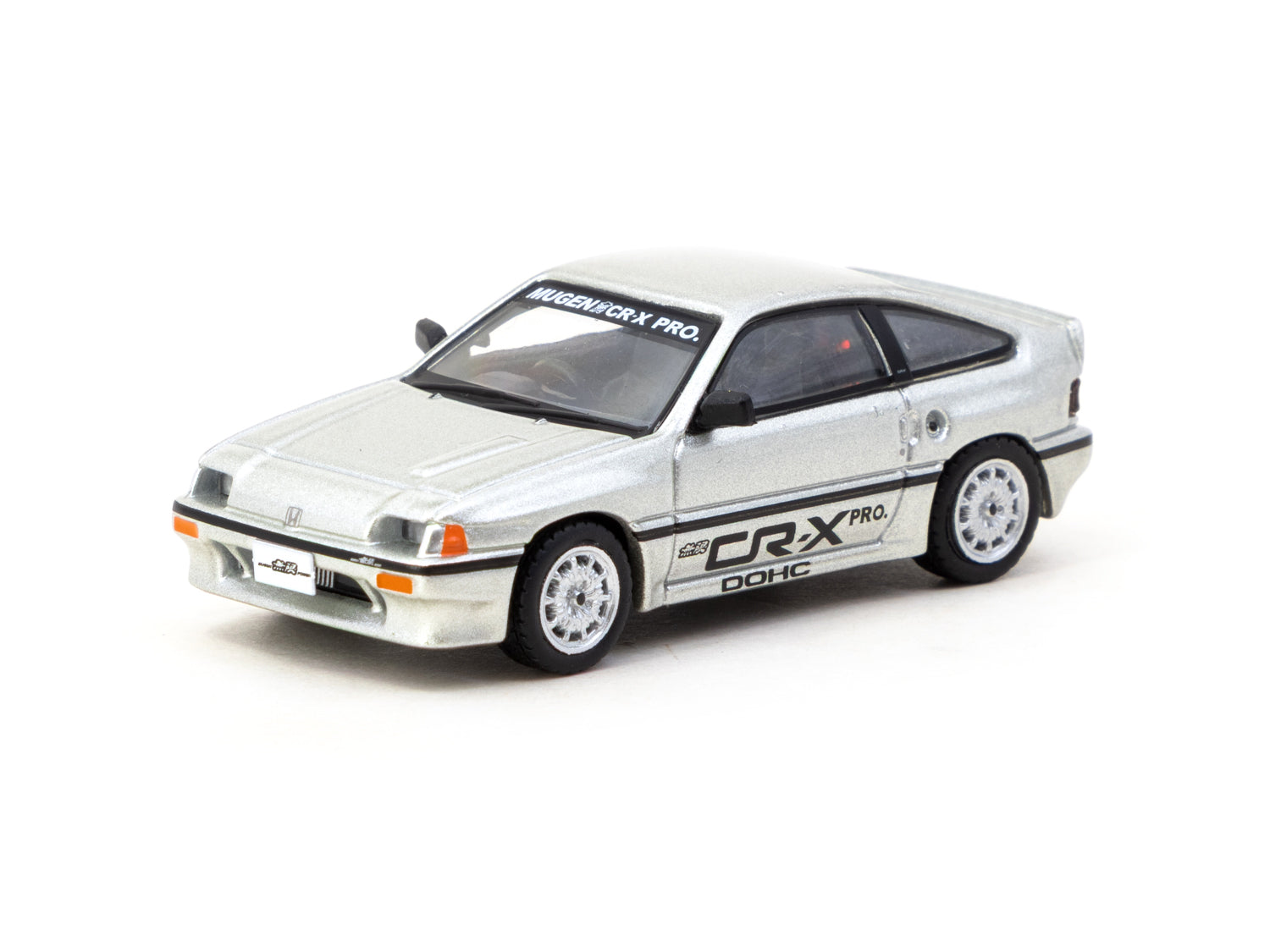 1/64 Honda Ballade Sports MUGEN CR-X Pro Silver with Tarmac Cards