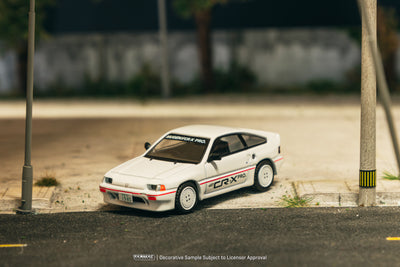 1/64 Honda Ballade Sports MUGEN CR-X PRO White - Tarmac Works GLOBAL64