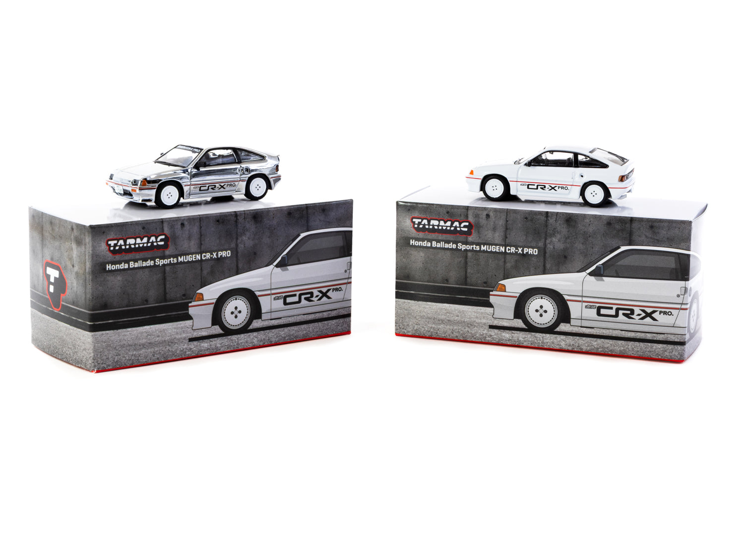 1/64 Honda Ballade Sports MUGEN CR-X PRO White - Tarmac Works GLOBAL64
