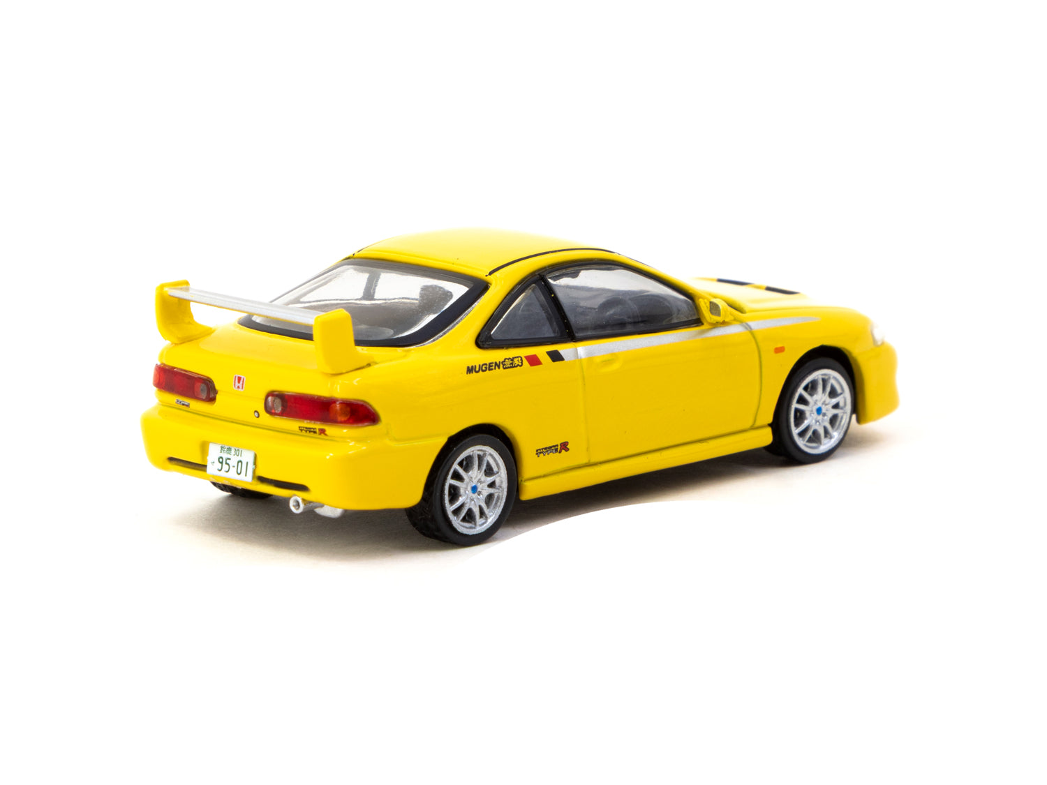 1/64 Honda Integra TYPE R DC2 MUGEN Sunlight Yellow - Tarmac Works GLO