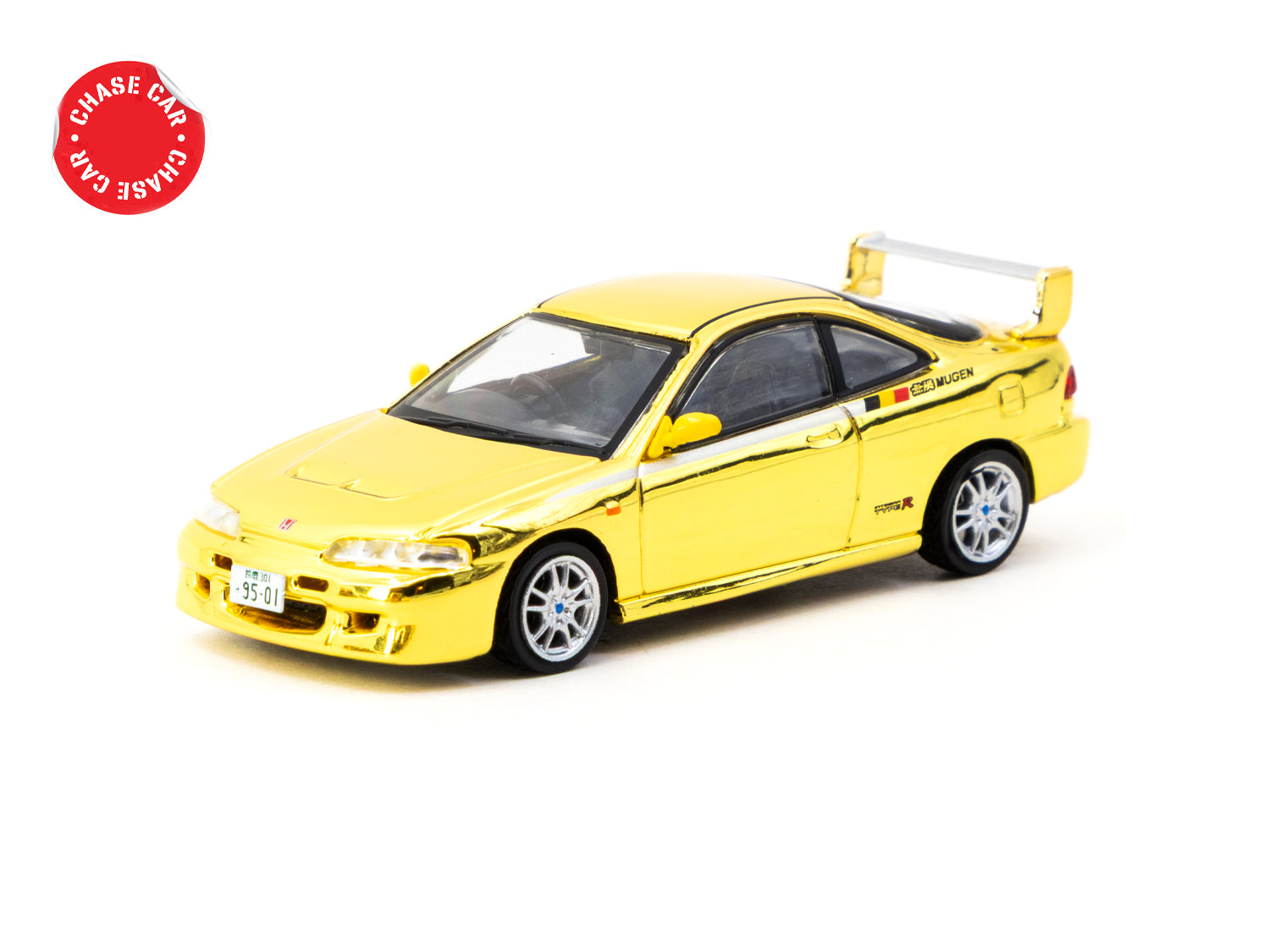1/64 Honda Integra TYPE R DC2 MUGEN Sunlight Yellow - Tarmac Works GLO