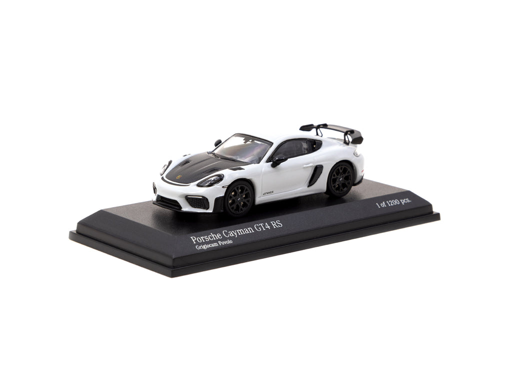 Minichamps X Tarmac Works 1/64 Porsche Cayman GT4 RS Grigiocam Povolo - COLLAB64