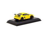Minichamps X Tarmac Works 1/64 Porsche Cayman GT4 RS Racing Yellow - Hobby Expo China 2023 Special Edition - COLLAB64