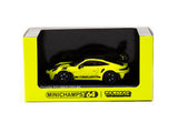 Minichamps X Tarmac Works 1/64 Porsche 911  GT3 RS Acid Green - COLLAB64