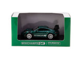 Minichamps X Tarmac Works 1/64 Porsche 911 (992) GT3 RS GT Porsche Racing Green Metallic - COLLAB64