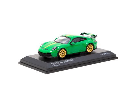Minichamps 1:18 Porsche 911 (997) GT3 RS Año de construcción 2007 verde 155062124 modelo coche 155062124 4012138761797 Minichamps 1:18 Porsche 911 (997) GT3 RS Año de construcción 2007 verde 155062124 modelo coche 155062124 4012138761797