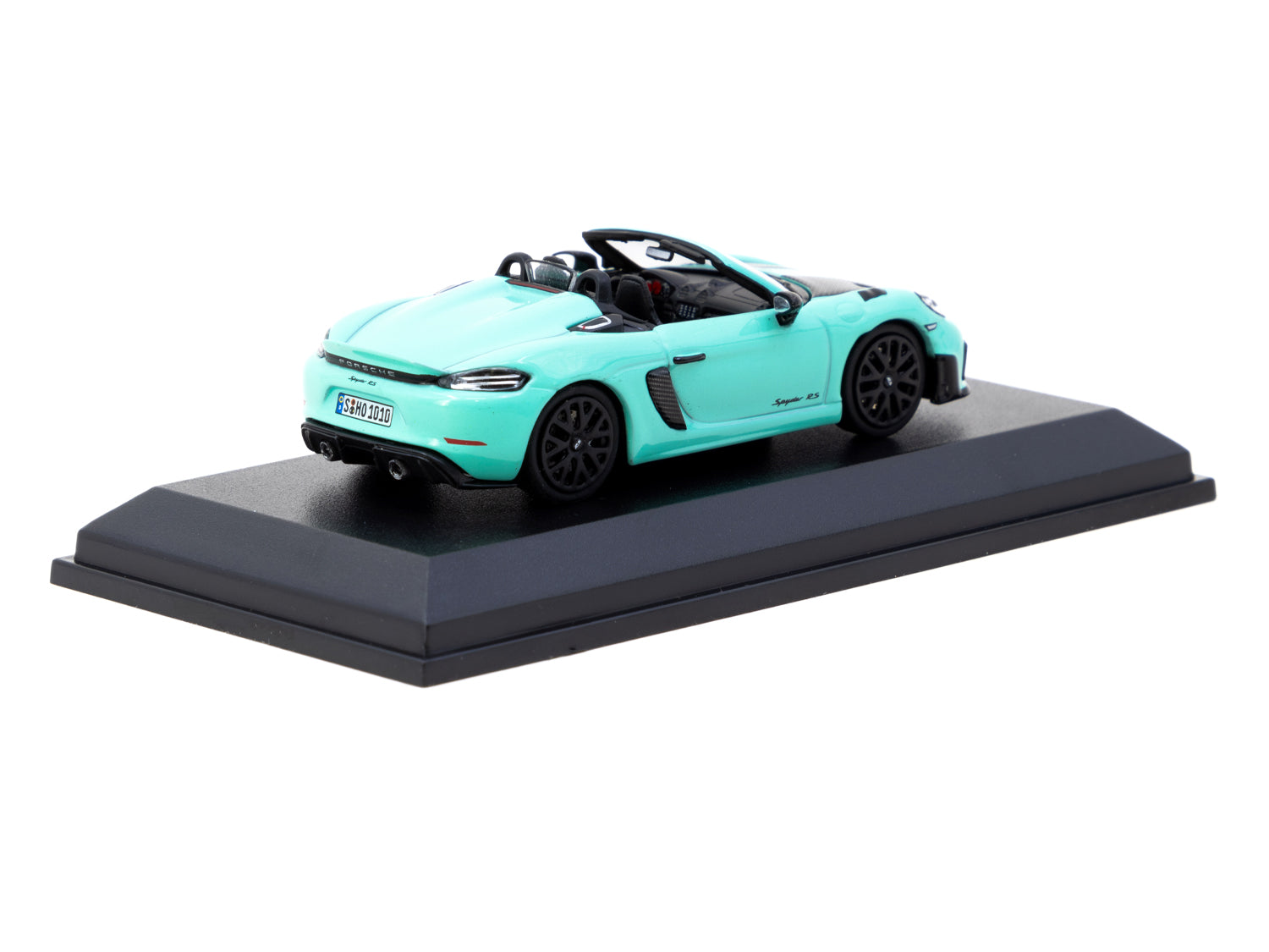 1/64 Porsche 718 Spyder RS Mint Green - Tarmac Works X Minichamps COLL