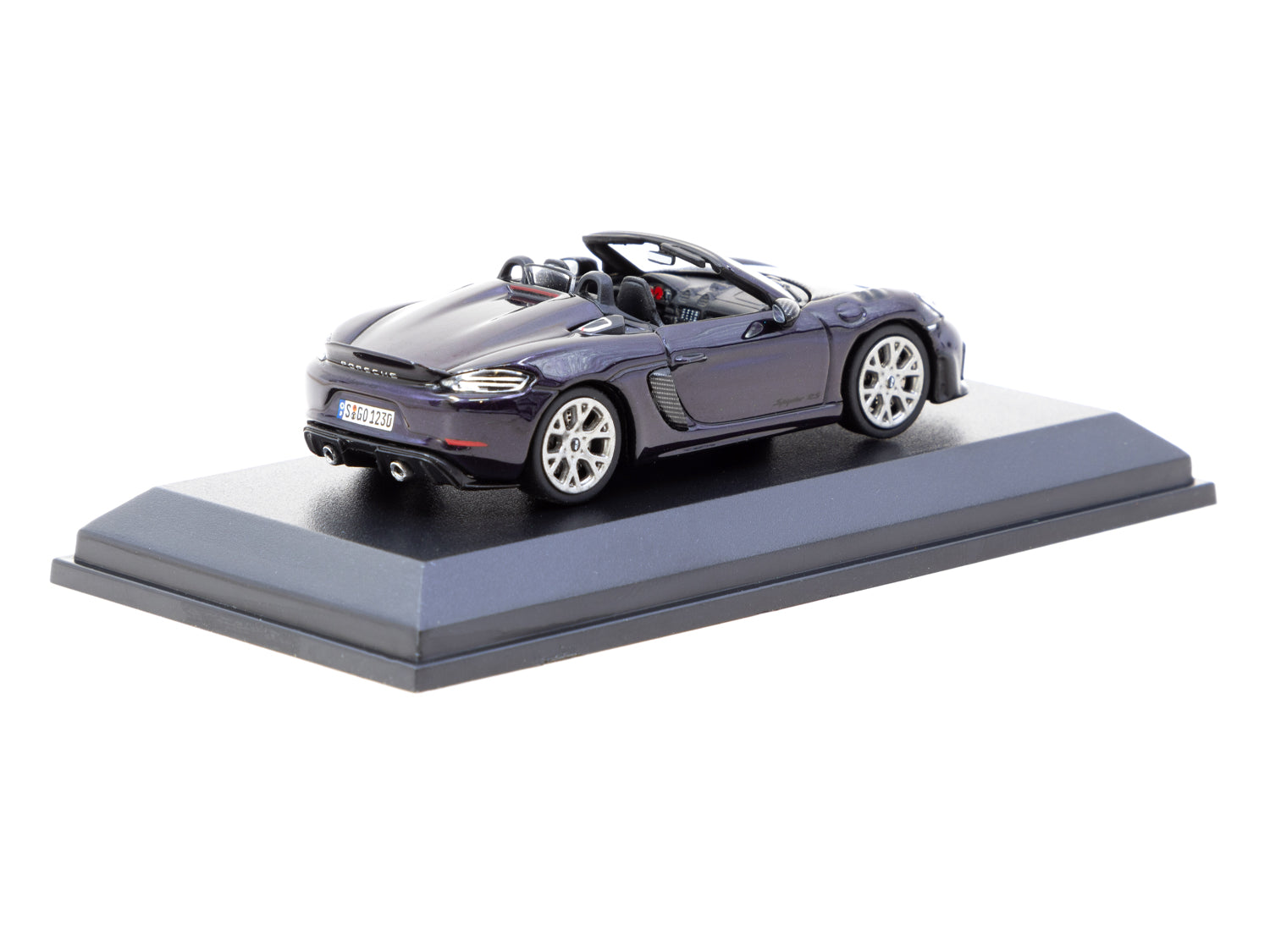 1/64 Porsche 718 Spyder RS Viola Metallic - Tarmac Works X Minichamps COLLAB64