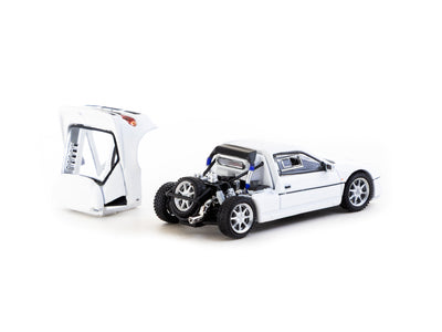 1/64 Ford RS200 White - Tarmac Works HOBBY64+