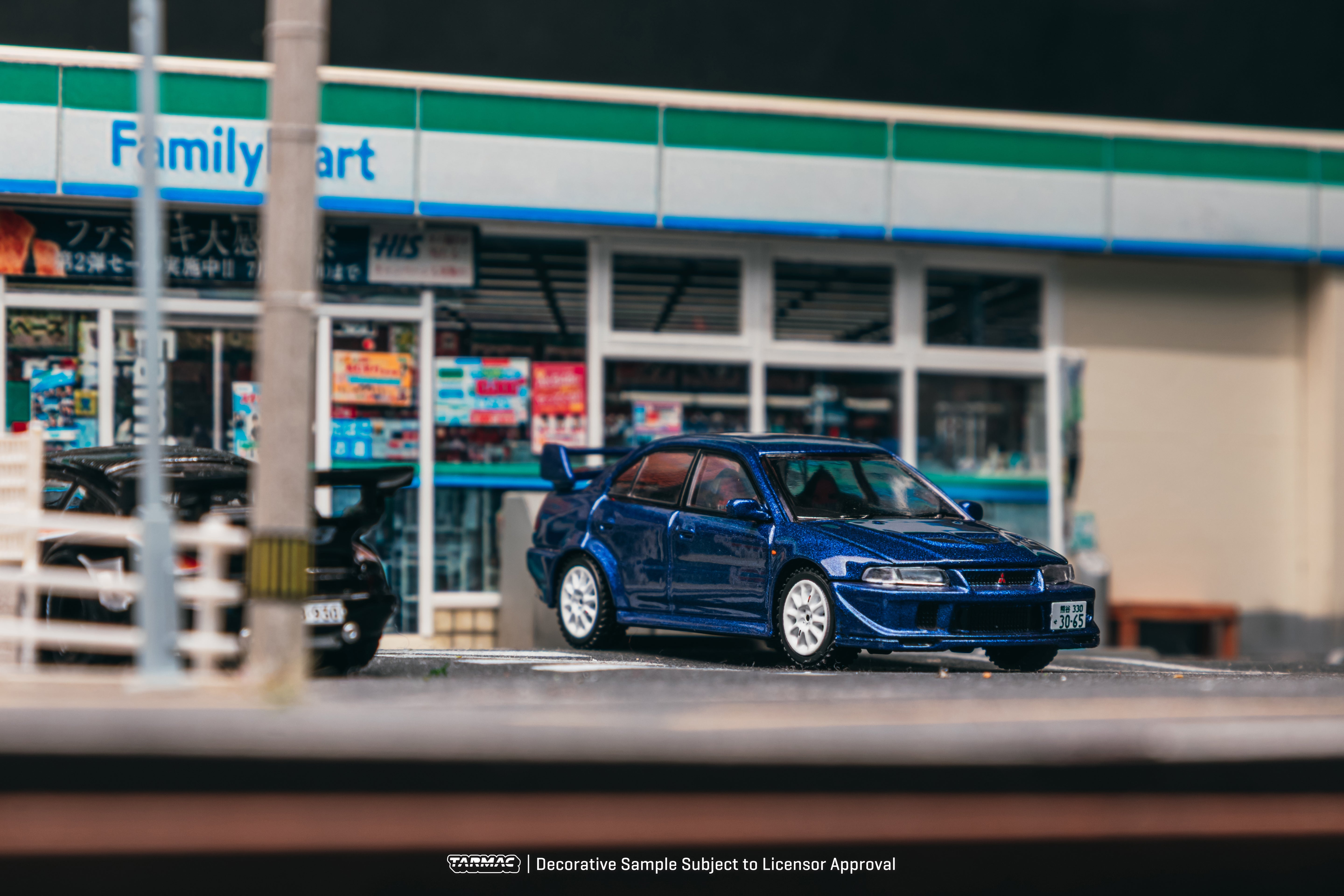 1/64 Mitsubishi Lancer Evolution VI Tommi Makinen Edition Blue - Tarmac Works ROAD64
