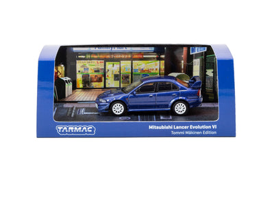 1/64 Mitsubishi Lancer Evolution VI Tommi Makinen Edition Blue - Tarmac Works ROAD64