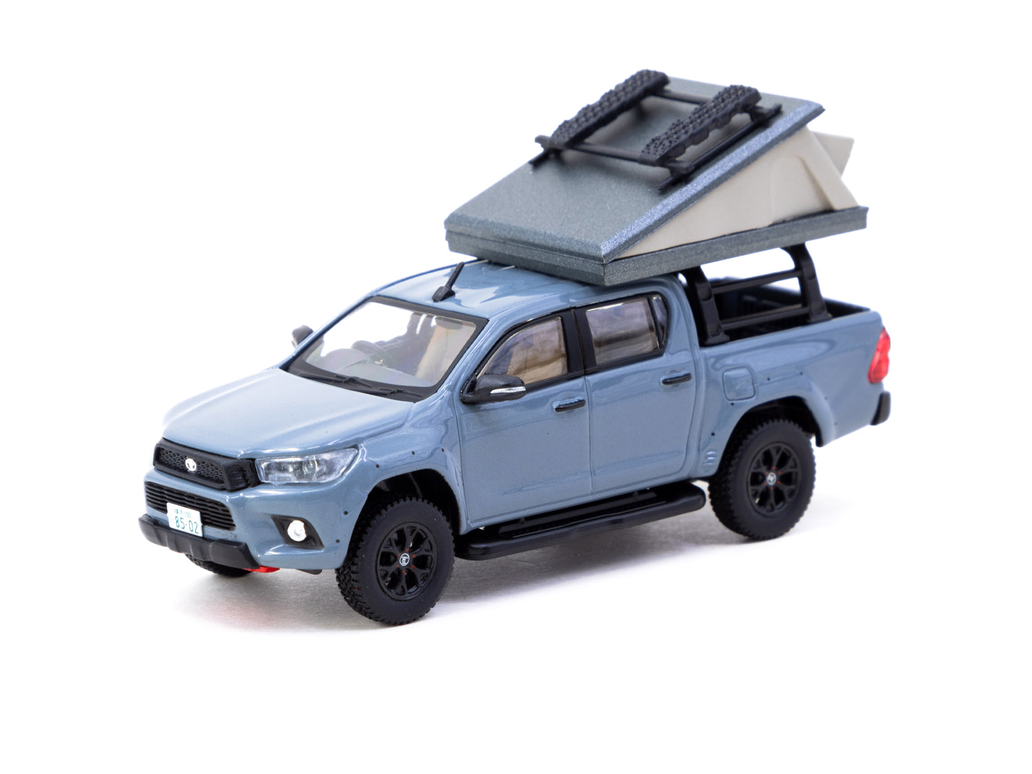 1/64 Toyota Hilux Grey - Tarmac Works ROAD64