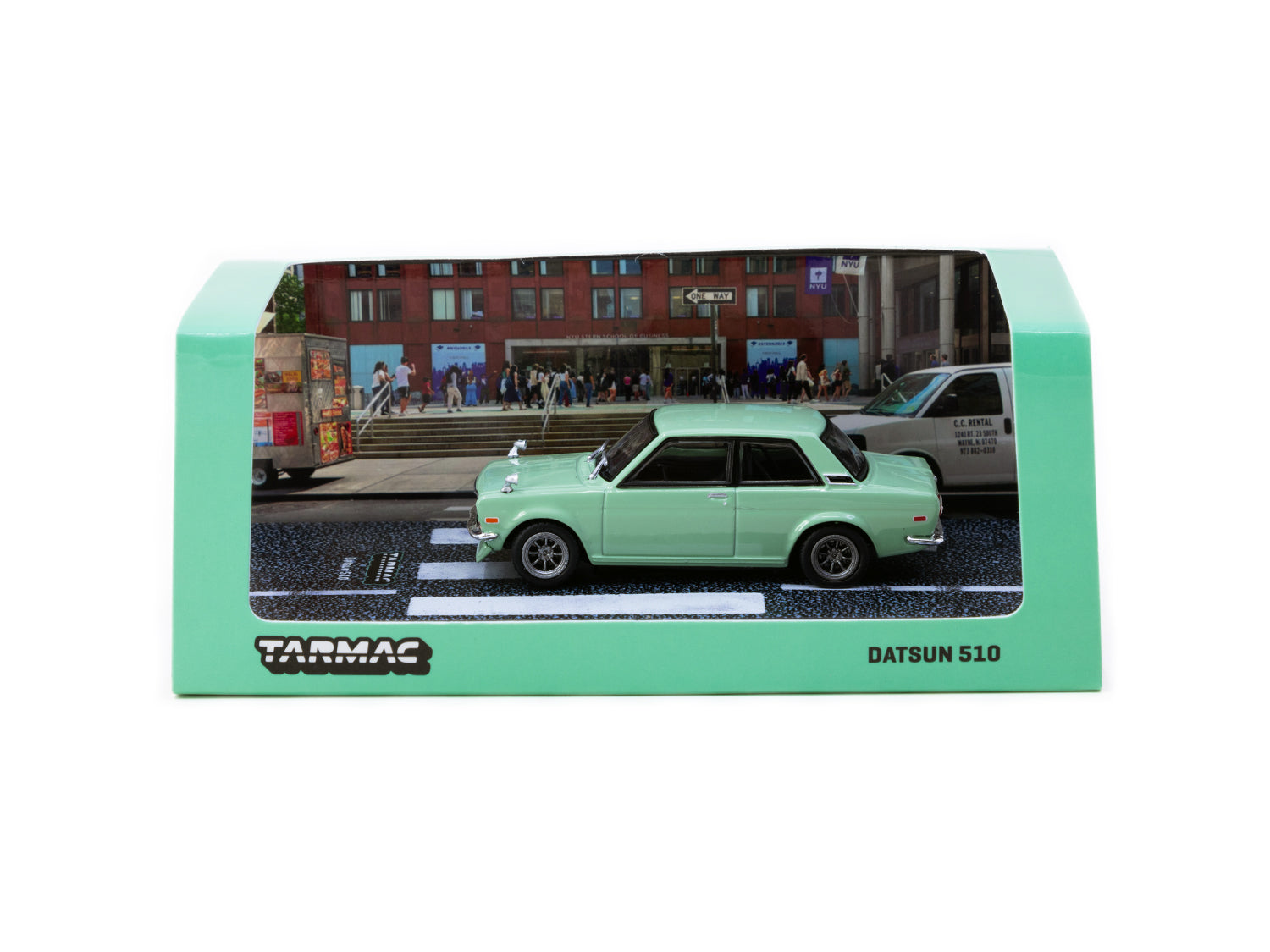 1/64 Datsun 510 Light Green - Tarmac Works ROAD64