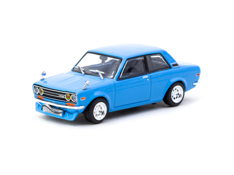 ターマックワークス 1/64 ダットサン 510 青色 会員限定 Tarmac Works 1/64 Datsun 510 Light Blue - ROAD64