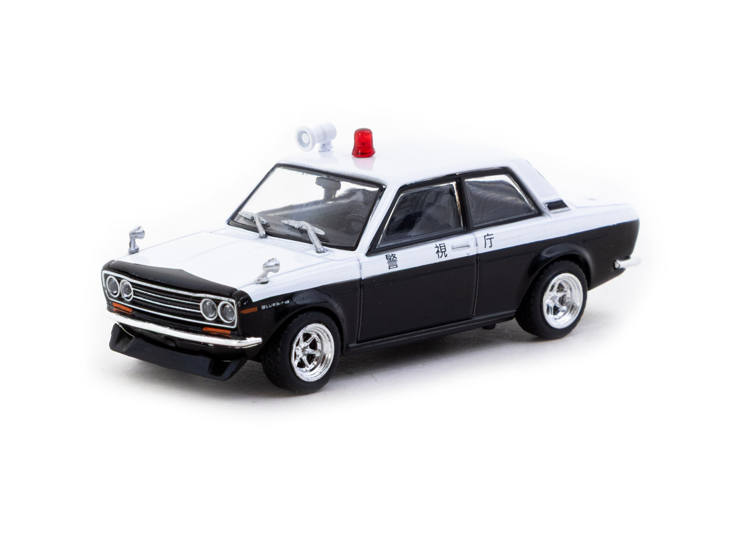 1/64 Datsun 510 Police Car - Tarmac Works ROAD64