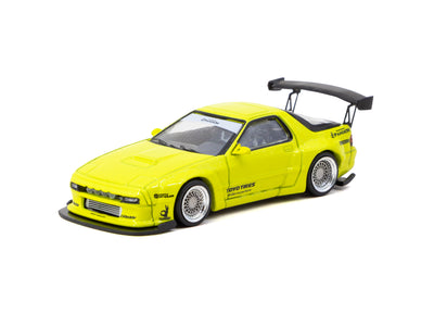 1/64 Pandem Mazda RX-7 FC3S Yellow - Tarmac Works ROAD64
