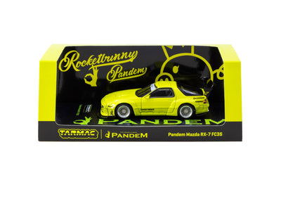 1/64 Pandem Mazda RX-7 FC3S Yellow - Tarmac Works ROAD64