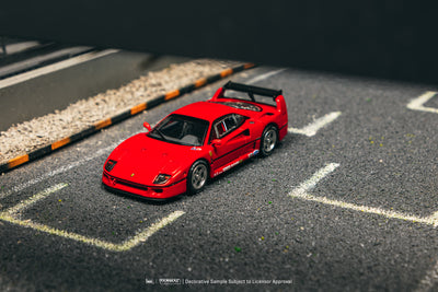 1/64 Ferrari F40 Red - Tarmac Works X iXO Models ROAD64