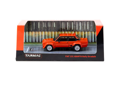 1/64 FIAT 131 ABARTH Rally Stradale Red - Tarmac Works ROAD64