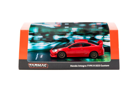 Tarmac Works 1/64 Honda Integra TYPE R DC5 Custom Red - ROAD64