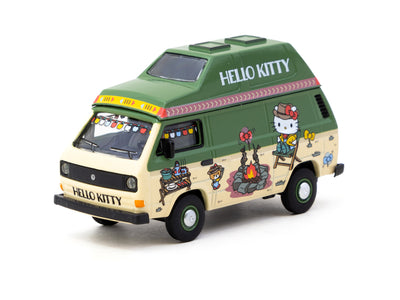 1/64 Volkswagen T3 Van Hello Kitty Camping -  Tarmac Works x Schuco COLLAB64