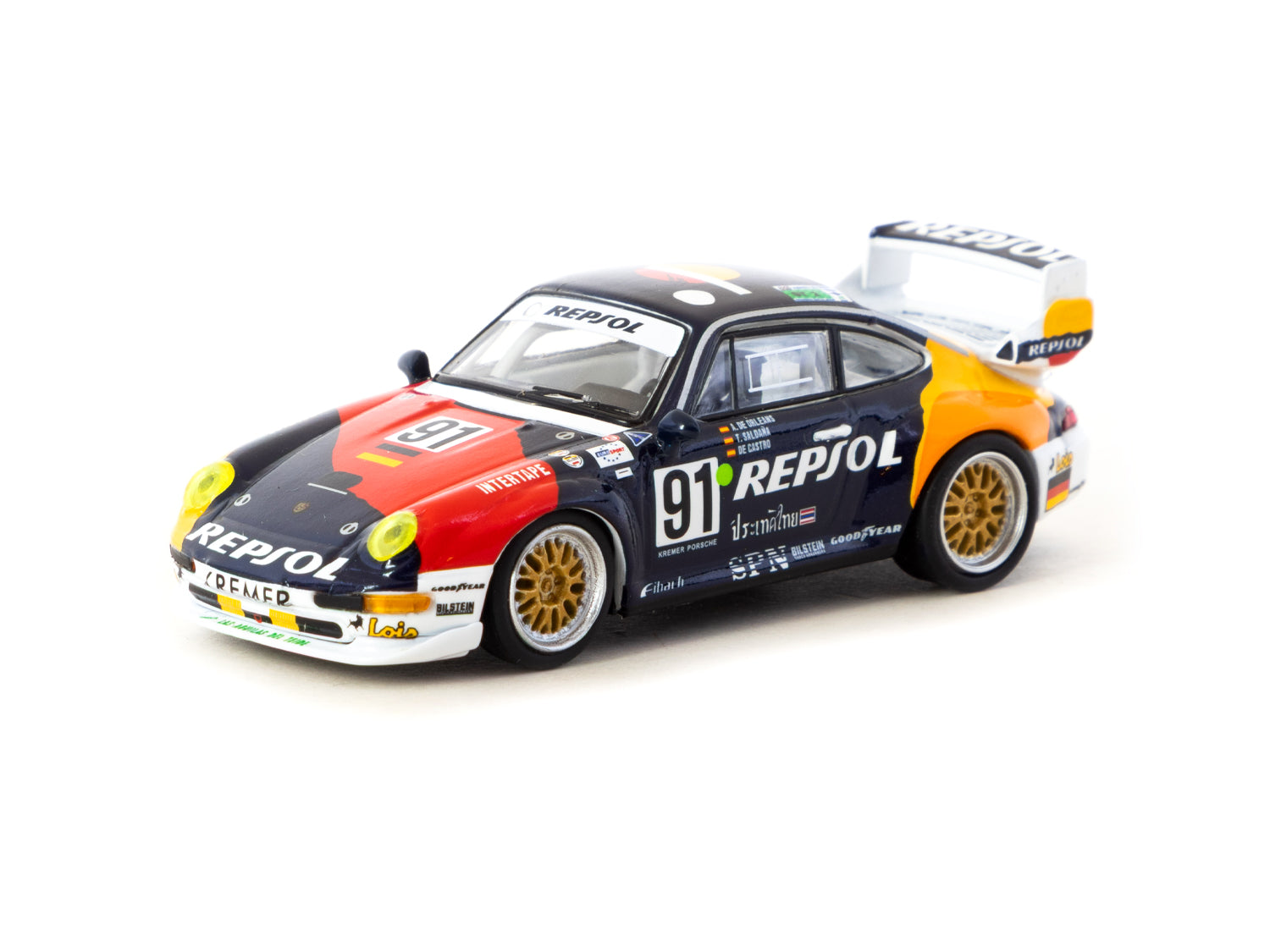 1/64 Porsche 911 GT2 24h LE MANS 1995 #91 - Schuco x Tarmac Works COLL