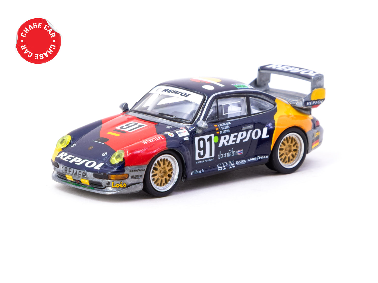 1/64 Porsche 911 GT2 24h LE MANS 1995 #91 - Schuco x Tarmac Works COLL