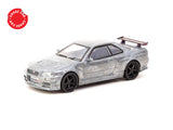 Schuco X Tarmac Works 1/64 Nismo R34 GT-R Z-tune Midnight Purple III - COLLAB64