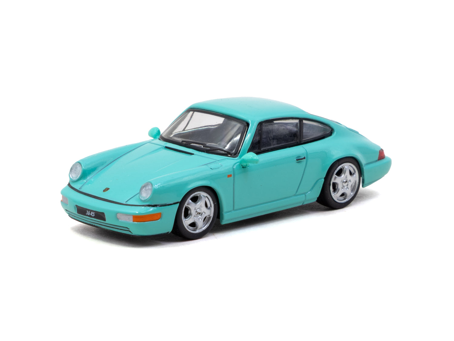 1/64 Porsche 911 Carrera RS (964) Mint Green - Schuco x Tarmac Works COLLAB64