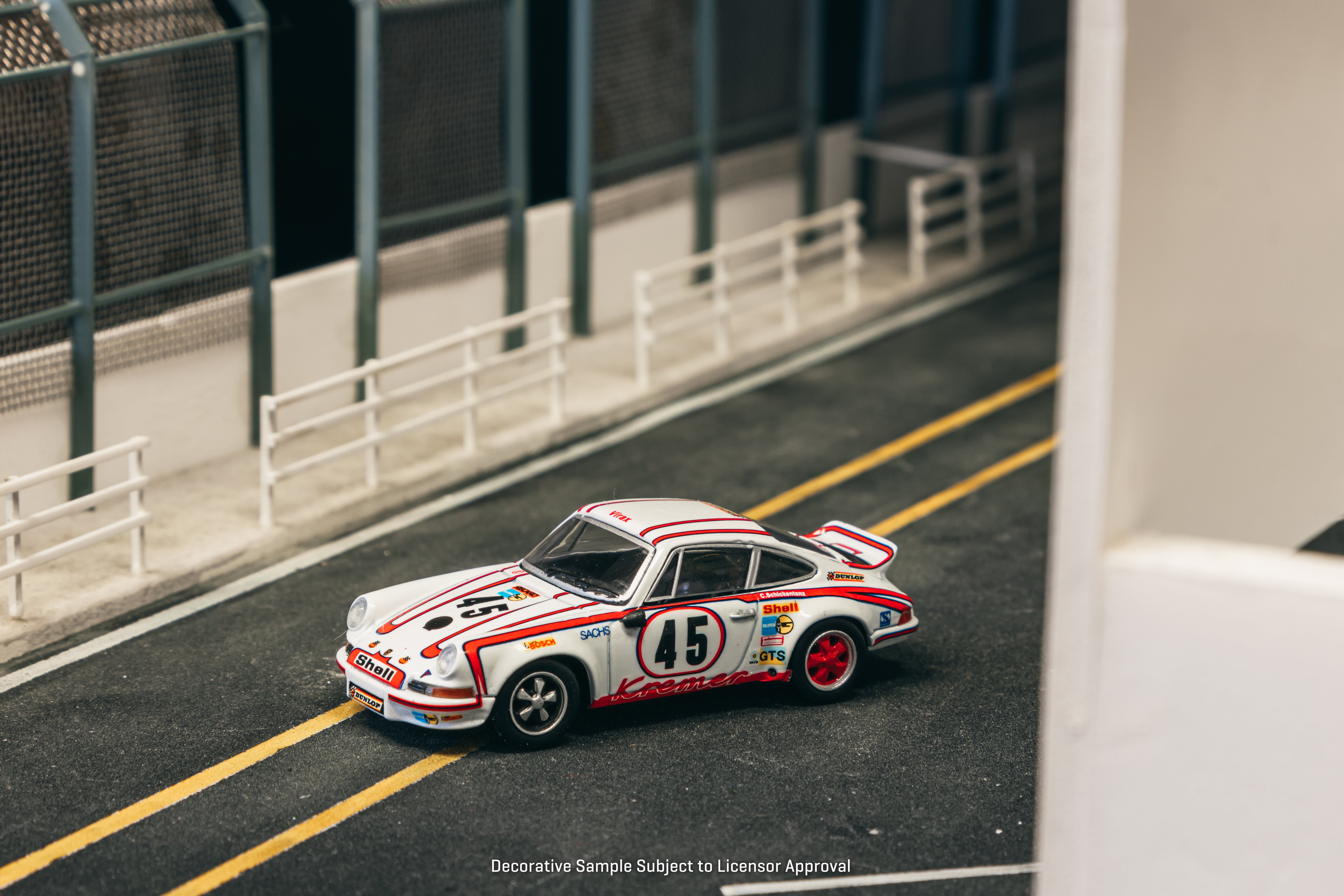 1/64 Porsche 911 Carrera RSR 2.8 24h Le Mans 1973 #45 Winner - Schuco X Tarmac Works COLLAB64