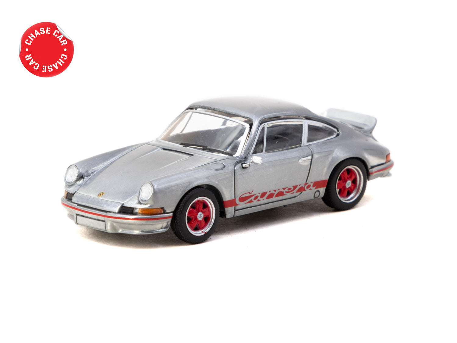 1/64 Porsche 911 Carrera RS 2.7 Lightweight White/Red - COLLAB64 Schuco x Tarmac Works