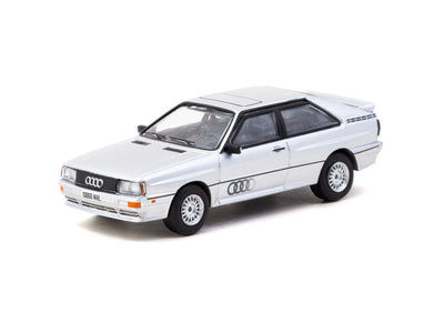 1/64 Audi Quattro Silver - Schuco X Tarmac Works COLLAB64