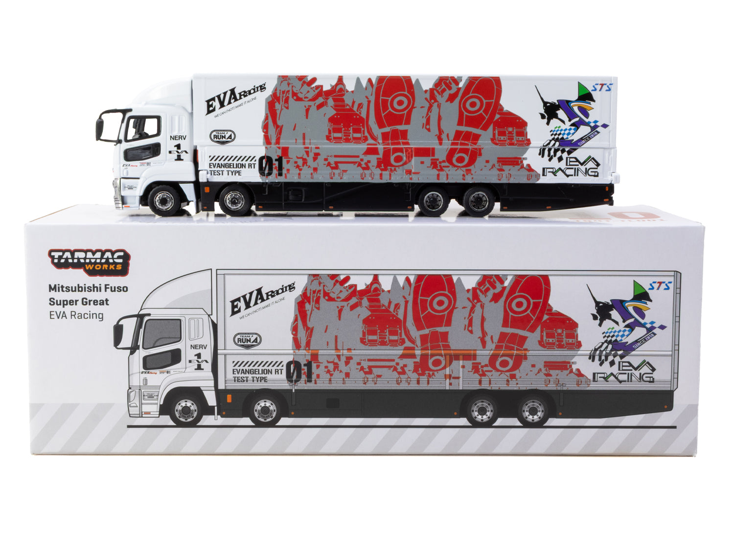 Tarmac Works 三菱ふそう Super Great Eva 1/64 Mitsubishi Fuso Super Great EVA Racing - Tarmac Works TRUCK64