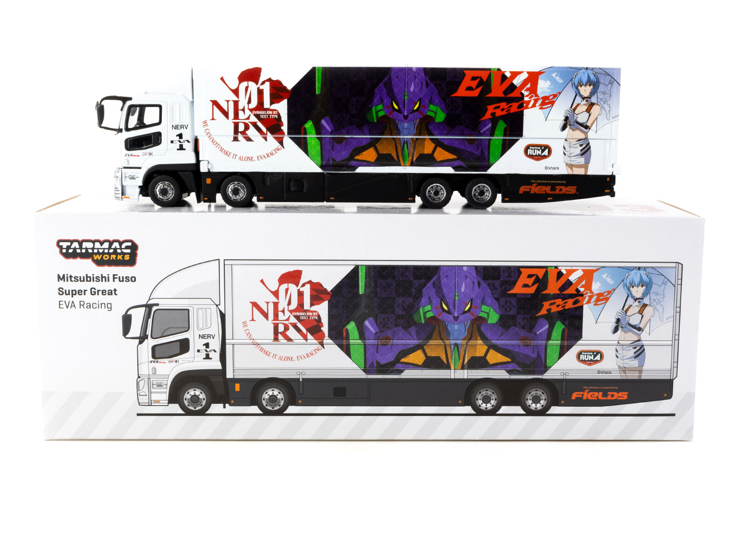 1/64 Mitsubishi Fuso Super Great EVA Racing - Tarmac Works TRUCK64