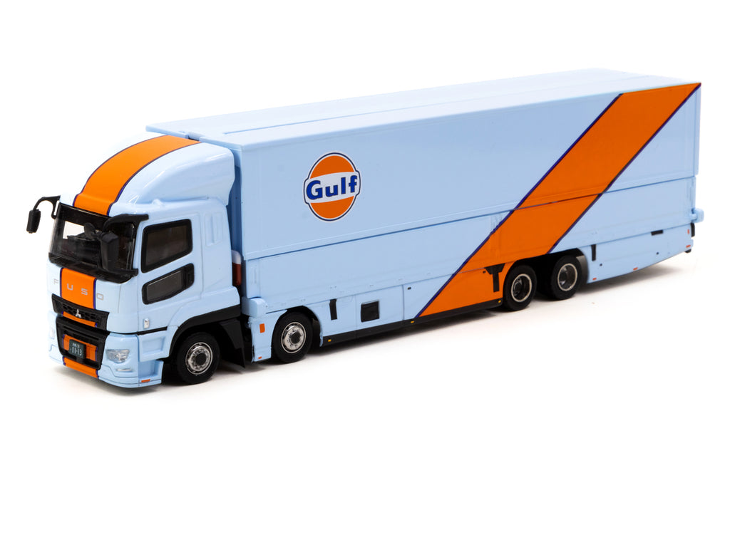 Tarmac Works 1/64 Mitsubishi Fuso Super Great GULF Racing- TRUCK64