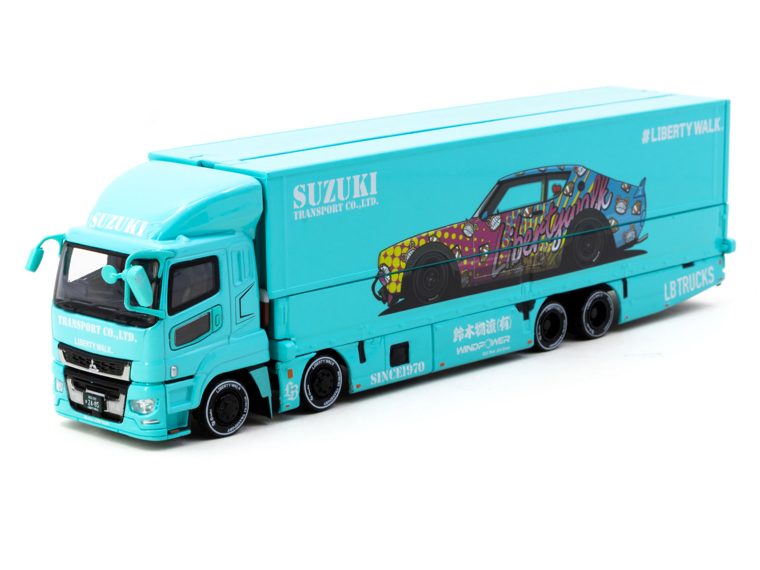 ミニカー Fuso Super Great Transport LBWK GCD 1/64 Mitsubishi Fuso Super Great Transport LBWK, (RHD) TAS