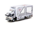 Tarmac Works 1/64 Mitsubishi Fuso Canter Mobile Display Truck EVA Racing - TRUCK64