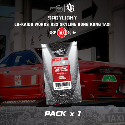 Spotlight - LB-KAIDO WORKS R32 Skyline Hong Kong Taxi (Pack) - Tarmac Cards
