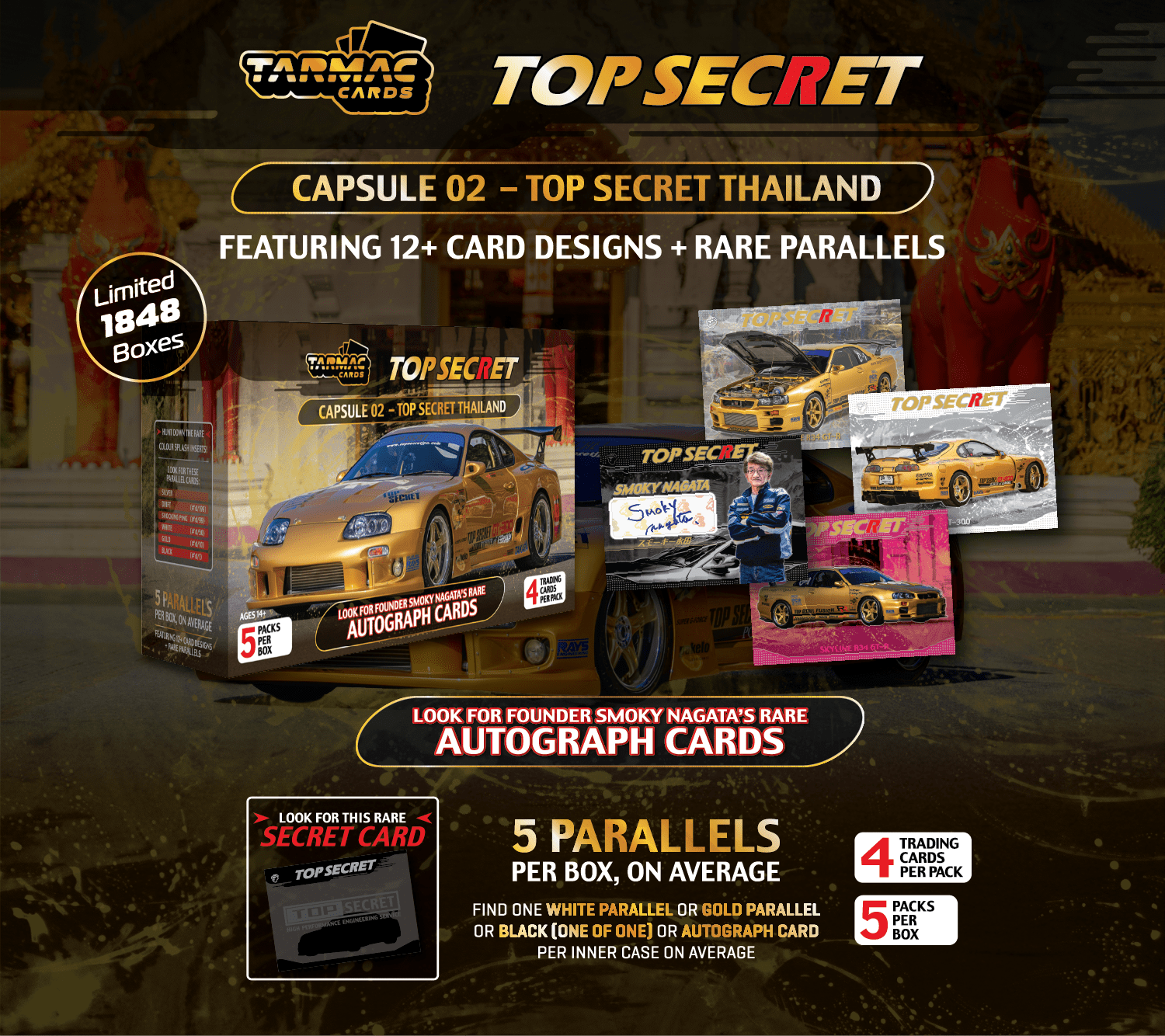 Top Secret Capsule 02 - Top Secret Thailand (Box) - Tarmac Cards