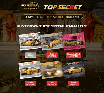 Top Secret Capsule 02 - Top Secret Thailand (Box) - Tarmac Cards