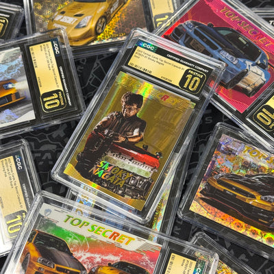 Pristine 10 Graded Slab - Top Secret - Tarmac Cards