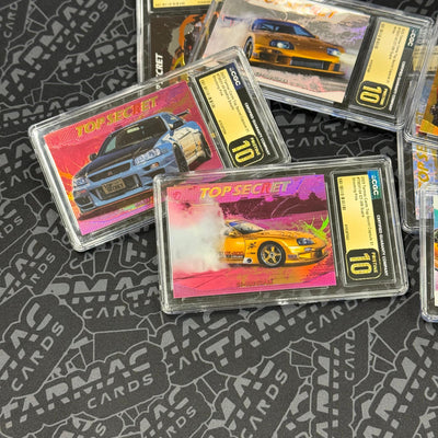 Pristine 10 Graded Slab - Top Secret - Tarmac Cards
