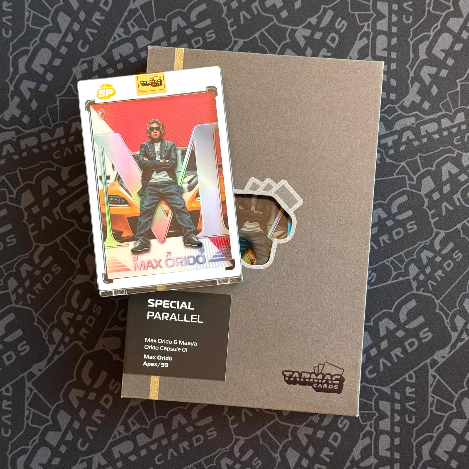 Max Orido & Maaya Orido Capsule 01 - Special Parallel - Max Orido - Apex/99 - Tarmac Cards