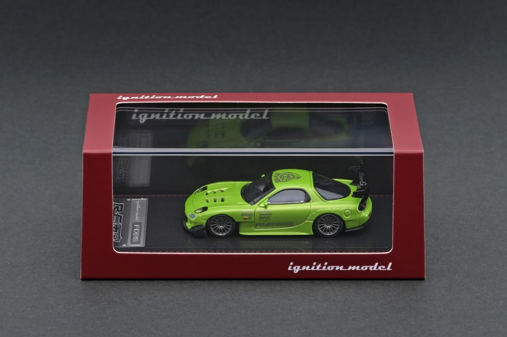 ignition model RX-7 FC3S RE雨宮 1/64 Ignition Model 1:64 Mazda RX-7 (FC3S) RE Amemiya in Light Blue