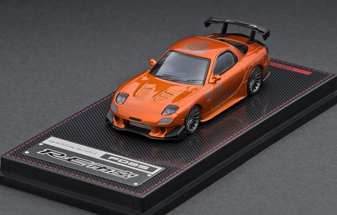 Ignition Model 1/64 Mazda RX-7 (FD3S) RE Amemiya Orange Metallic