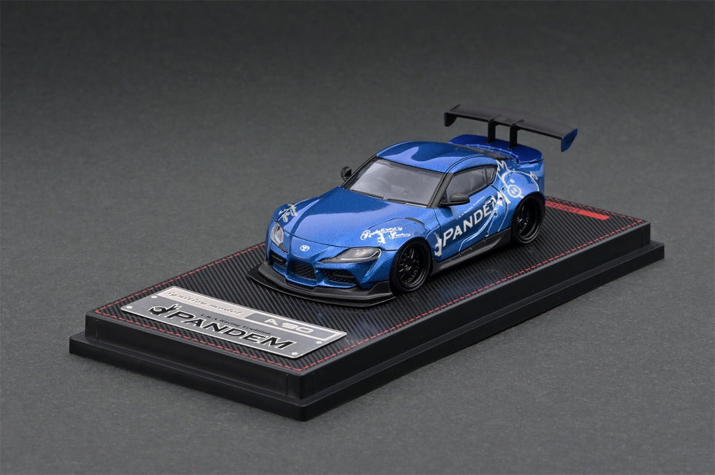 Ignition Model 1/64 PANDEM Supra (A90) Blue Metallic