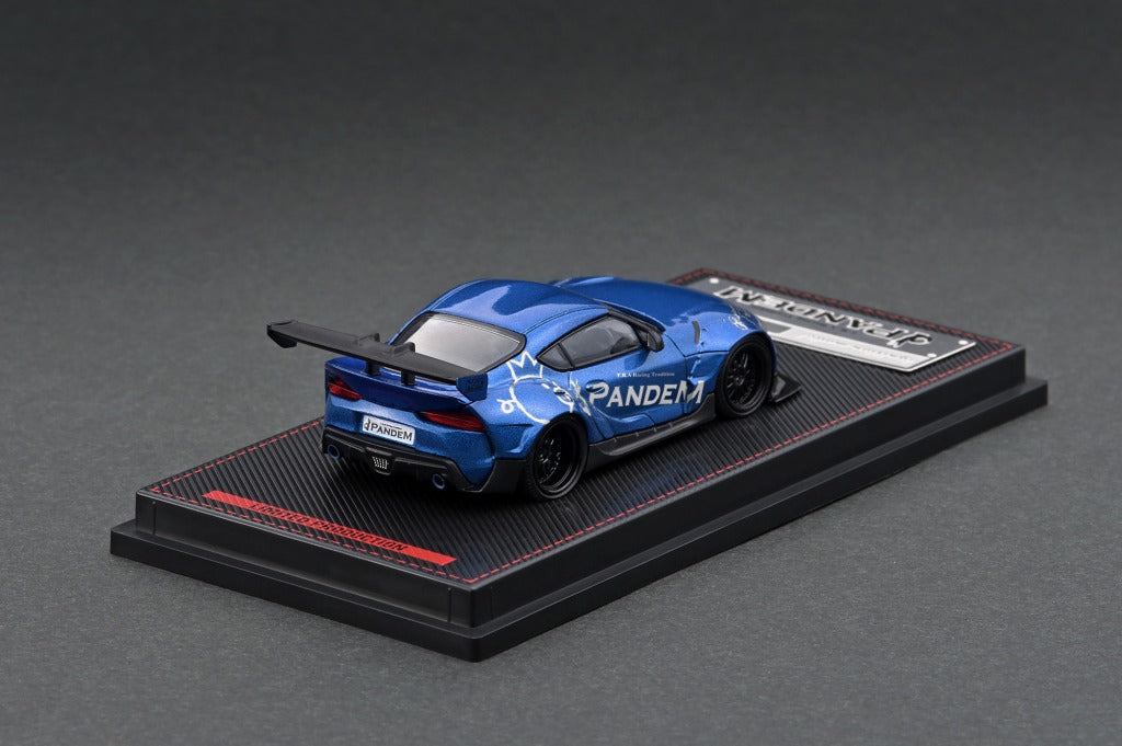 1/64 PANDEM Supra (A90) Blue Metallic - Ignition Model – Tarmac Works