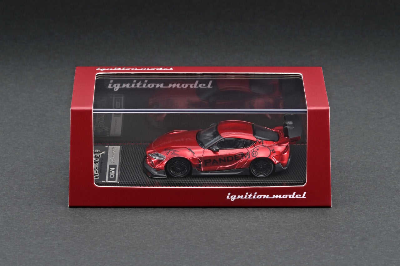 1/64 PANDEM Supra (A90) Red Metallic - Ignition Model – Tarmac Works