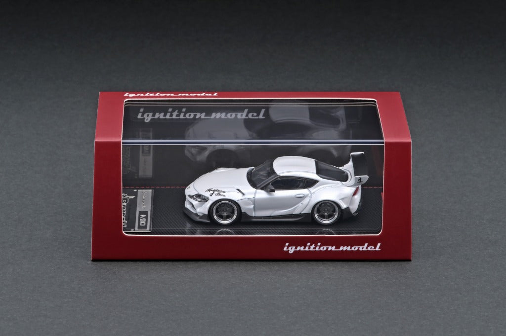 1/64 PANDEM Supra (A90) Pearl White - Ignition Model – Tarmac Works