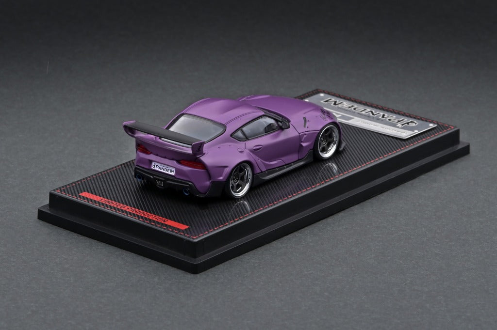 限定生産1/64イグニッションモデル PANDEMスープラ (A90) パープル 1/64 PANDEM Supra (A90) Matte Purple - Ignition Model – Tarmac Works